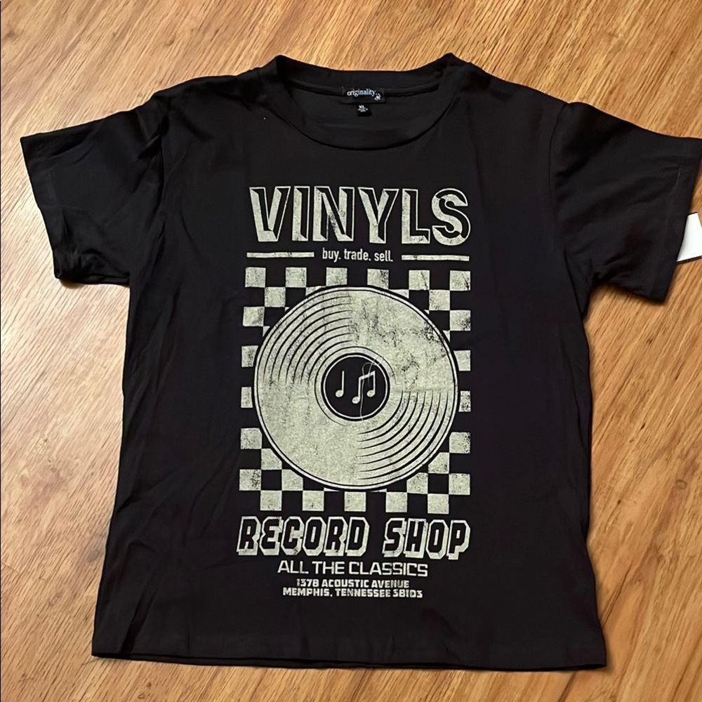 Vinyls Record Shop Graphic Tee
